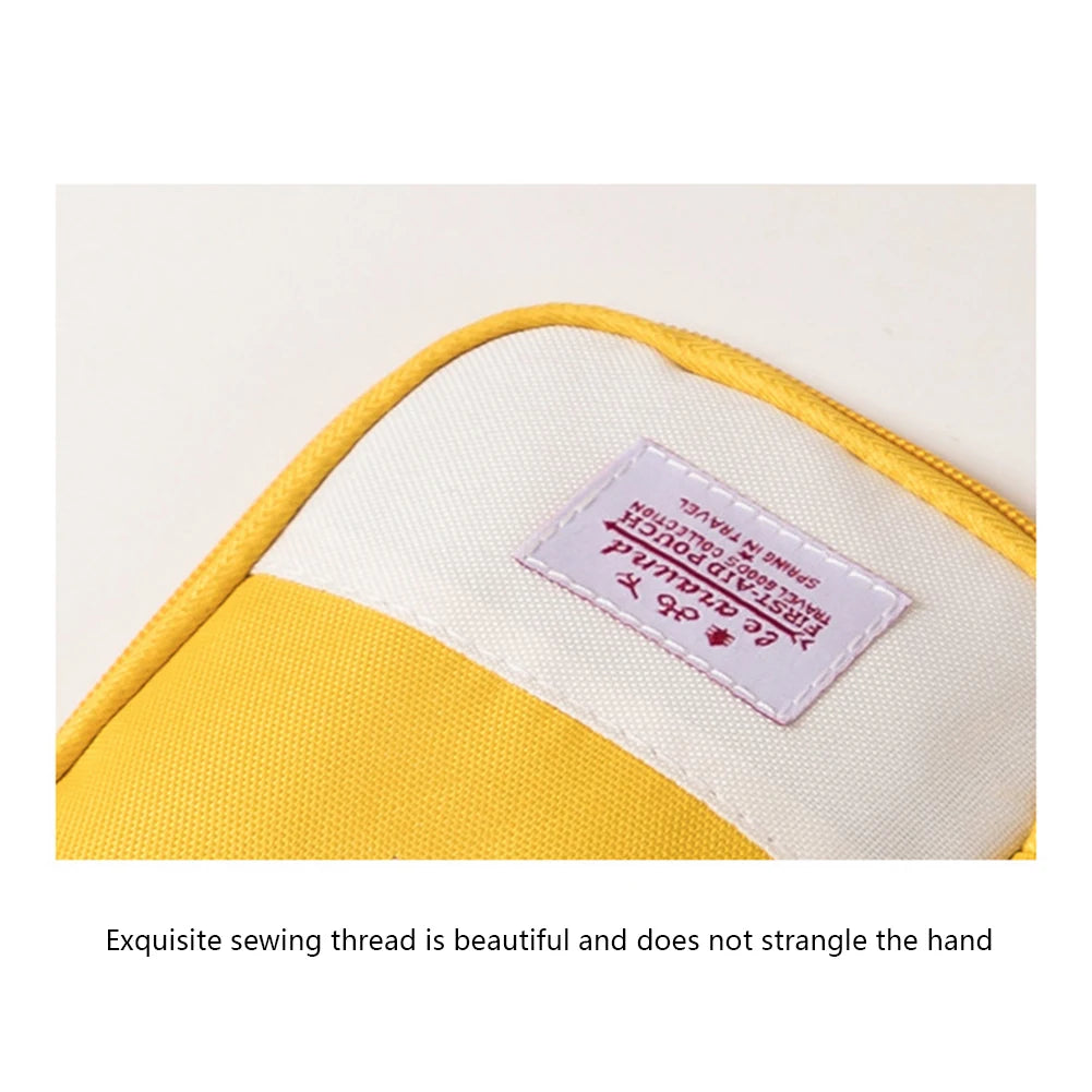Portable Emergency Medicine Bag – Mini First Aid Kit Storage for Camping & Travel